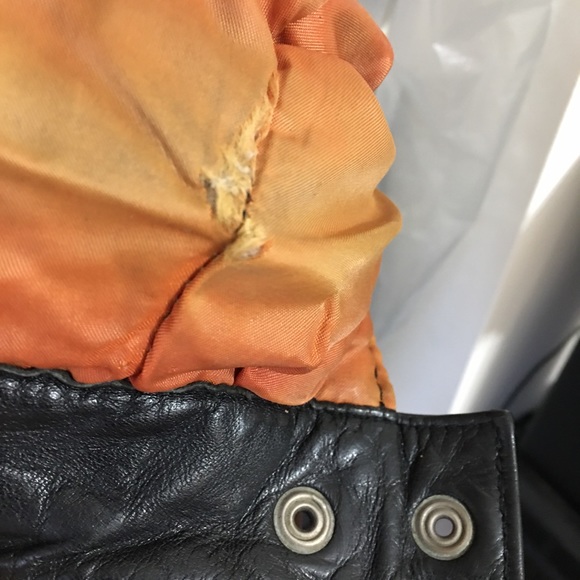 COUGAR INTERNATIONAL Leather Bomber Jacket - Picture 7 of 7